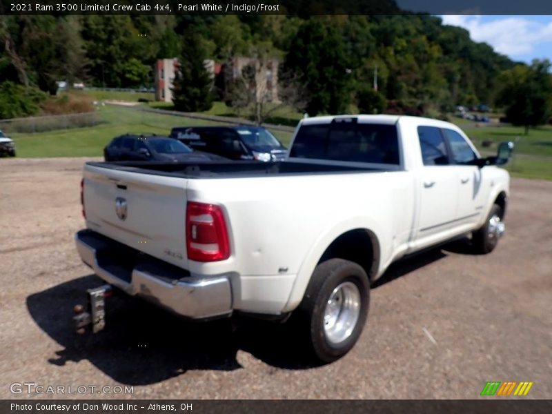 Pearl White / Indigo/Frost 2021 Ram 3500 Limited Crew Cab 4x4