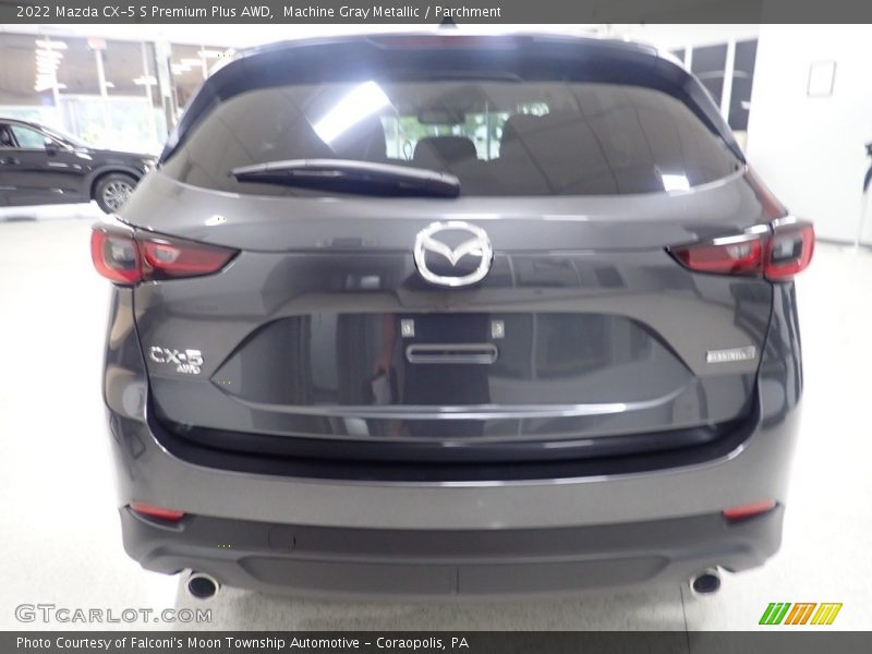 Machine Gray Metallic / Parchment 2022 Mazda CX-5 S Premium Plus AWD