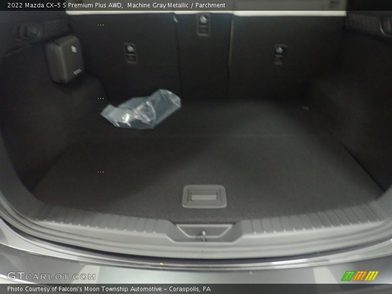 Machine Gray Metallic / Parchment 2022 Mazda CX-5 S Premium Plus AWD