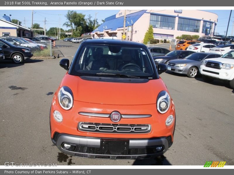 Arancia Pastello (Orange) / Dark Slate Gray 2018 Fiat 500L Trekking