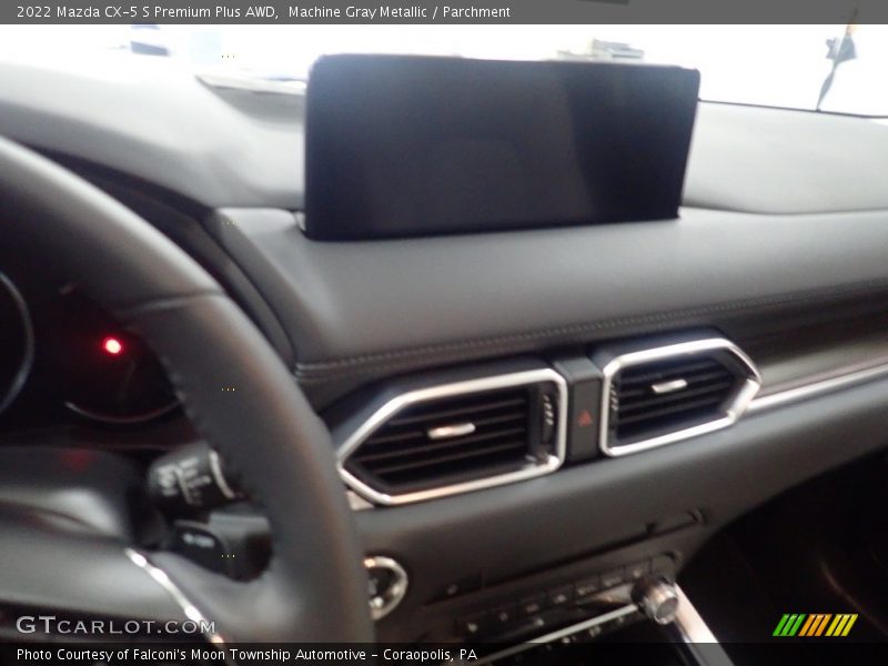 Machine Gray Metallic / Parchment 2022 Mazda CX-5 S Premium Plus AWD