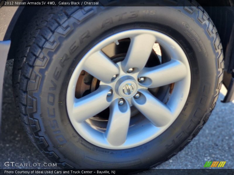 Galaxy Black / Charcoal 2012 Nissan Armada SV 4WD