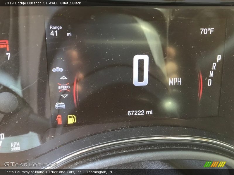 Billet / Black 2019 Dodge Durango GT AWD