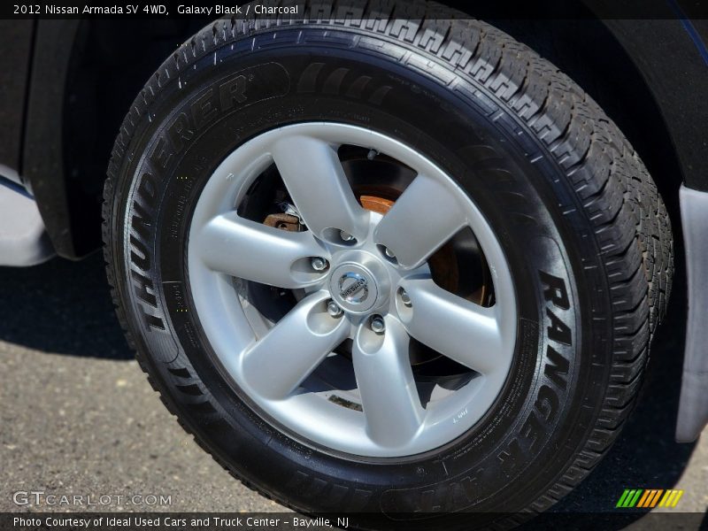 Galaxy Black / Charcoal 2012 Nissan Armada SV 4WD