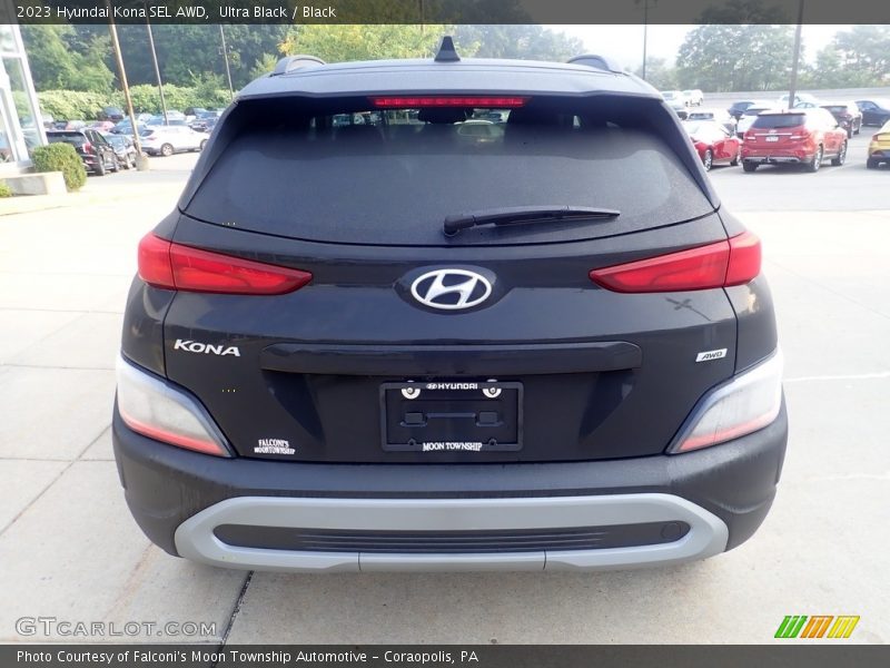 Ultra Black / Black 2023 Hyundai Kona SEL AWD