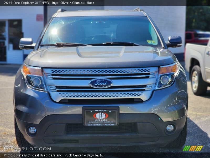 Ingot Silver / Charcoal Black 2014 Ford Explorer XLT 4WD
