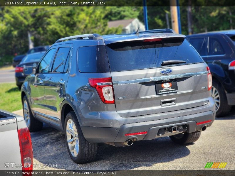 Ingot Silver / Charcoal Black 2014 Ford Explorer XLT 4WD
