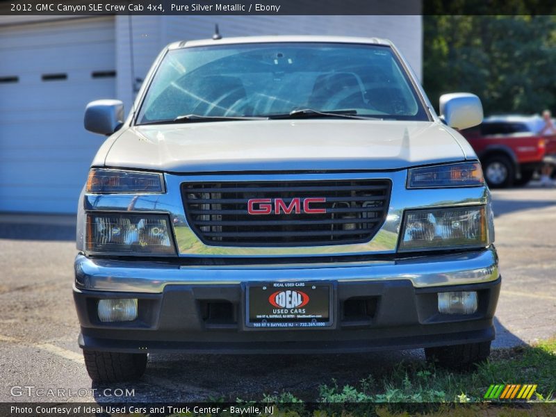 Pure Silver Metallic / Ebony 2012 GMC Canyon SLE Crew Cab 4x4