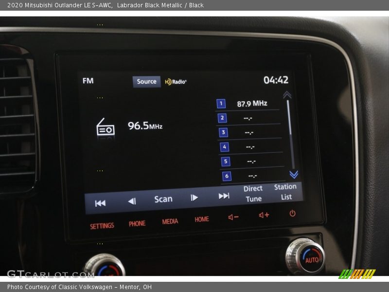 Labrador Black Metallic / Black 2020 Mitsubishi Outlander LE S-AWC