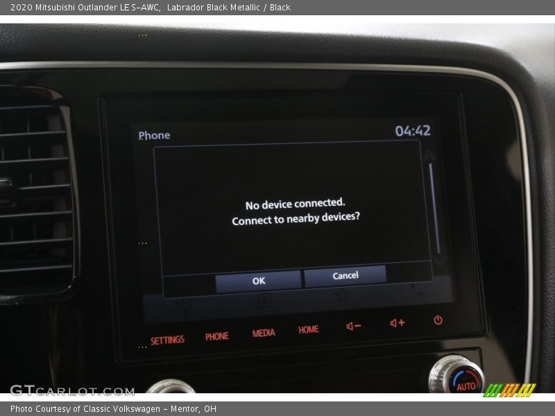 Labrador Black Metallic / Black 2020 Mitsubishi Outlander LE S-AWC