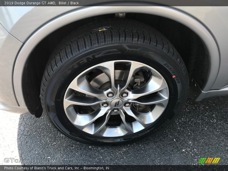 Billet / Black 2019 Dodge Durango GT AWD