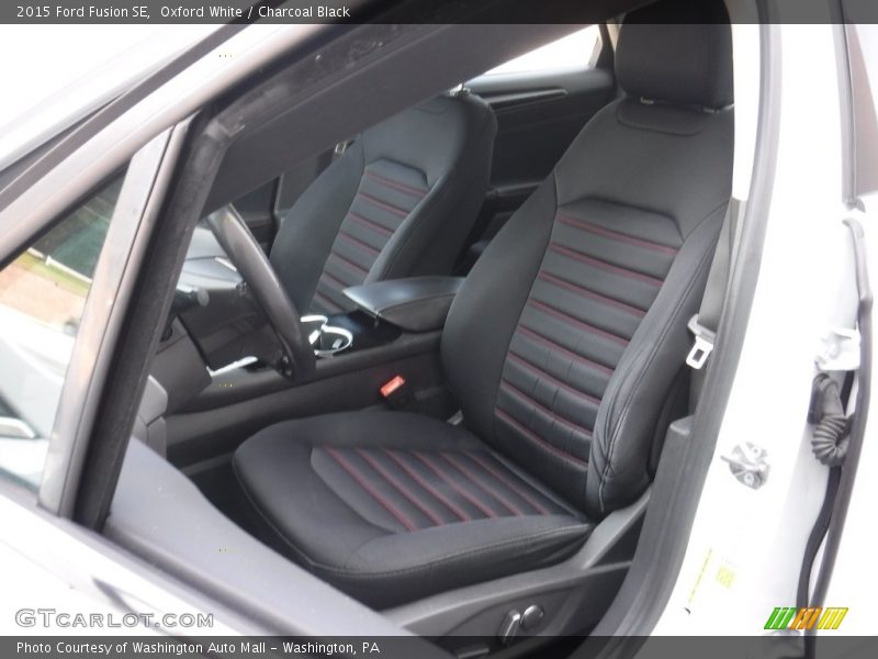 Oxford White / Charcoal Black 2015 Ford Fusion SE