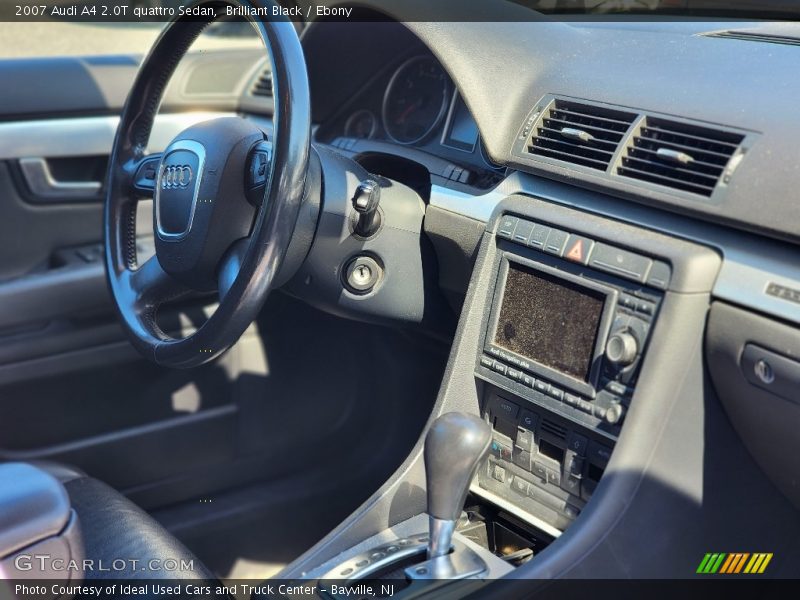 Brilliant Black / Ebony 2007 Audi A4 2.0T quattro Sedan