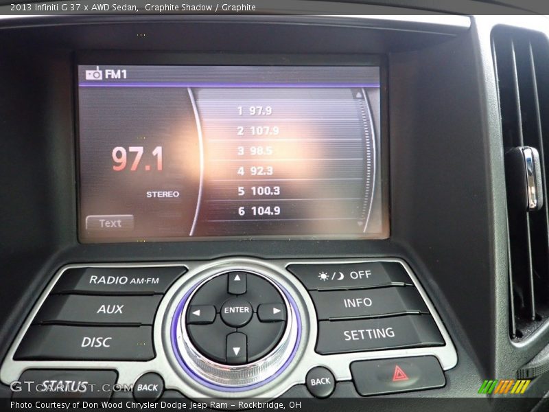 Graphite Shadow / Graphite 2013 Infiniti G 37 x AWD Sedan