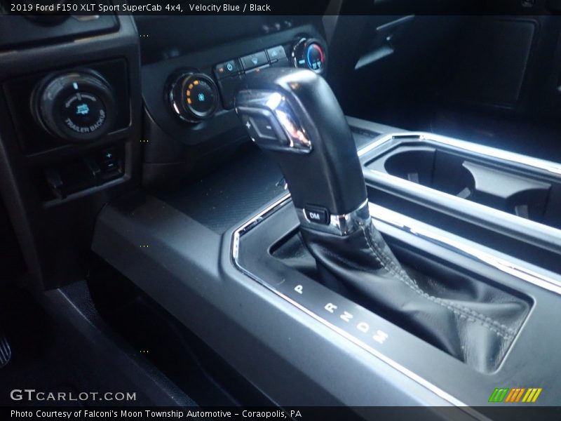 Velocity Blue / Black 2019 Ford F150 XLT Sport SuperCab 4x4