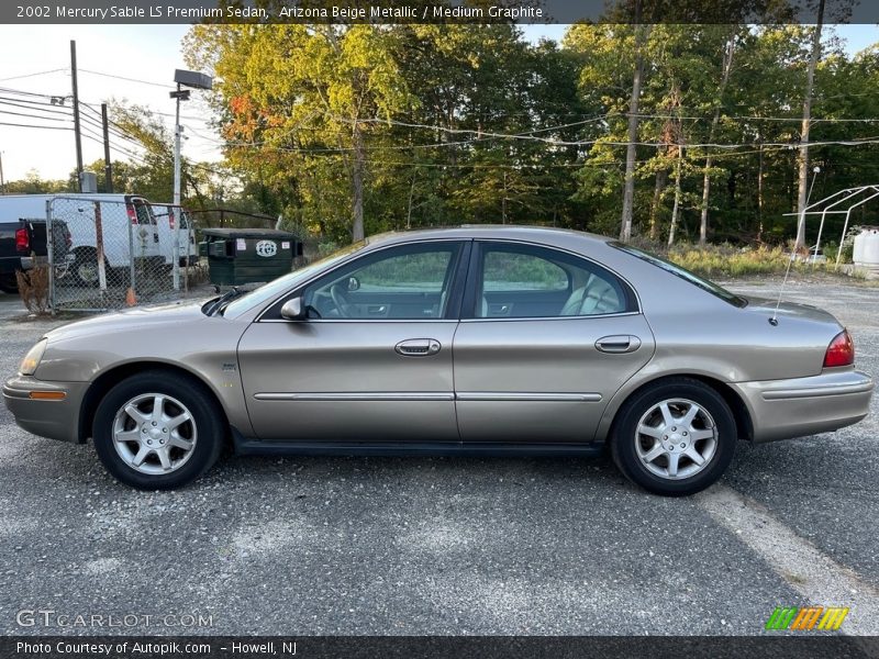 Arizona Beige Metallic / Medium Graphite 2002 Mercury Sable LS Premium Sedan