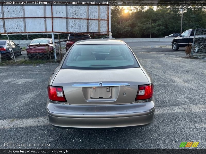 Arizona Beige Metallic / Medium Graphite 2002 Mercury Sable LS Premium Sedan