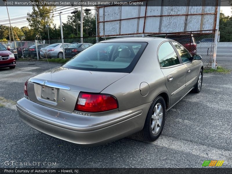 Arizona Beige Metallic / Medium Graphite 2002 Mercury Sable LS Premium Sedan