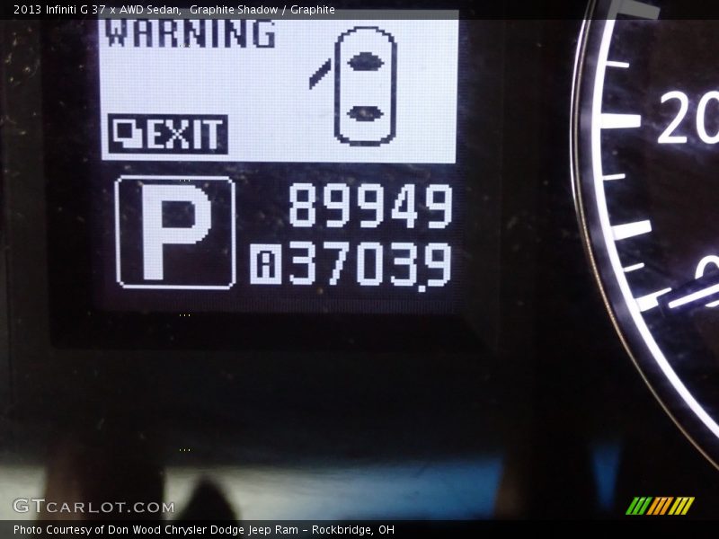 Graphite Shadow / Graphite 2013 Infiniti G 37 x AWD Sedan