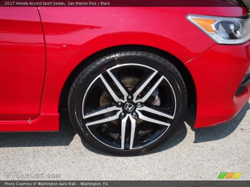 San Marino Red / Black 2017 Honda Accord Sport Sedan