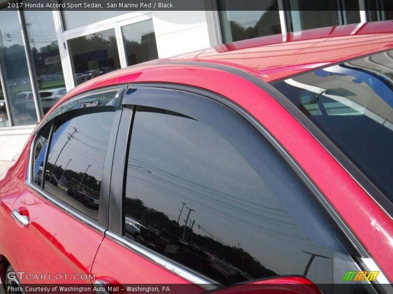 San Marino Red / Black 2017 Honda Accord Sport Sedan