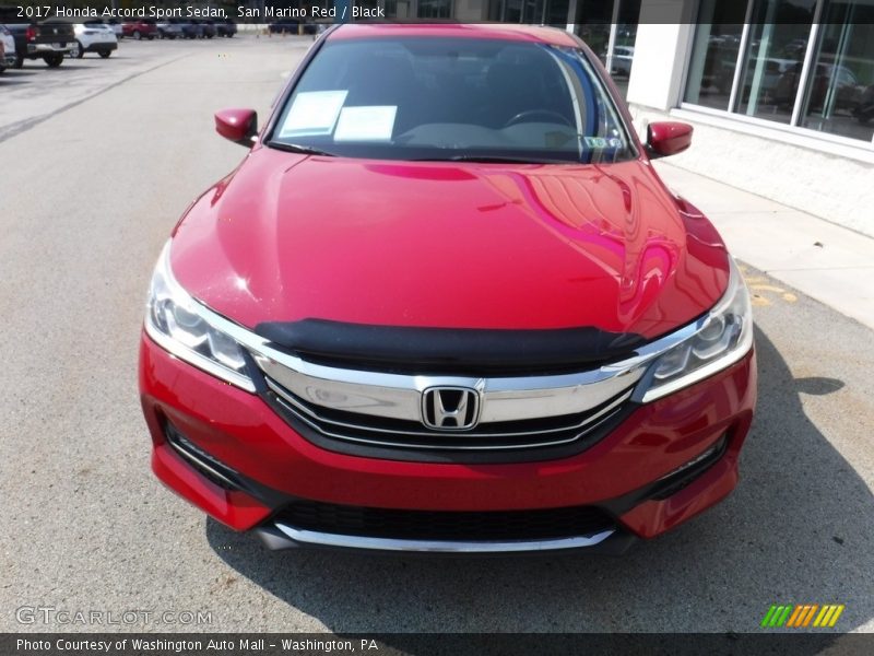 San Marino Red / Black 2017 Honda Accord Sport Sedan