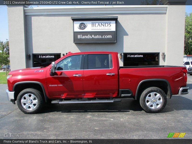 Cherry Red Tintcoat / Jet Black 2021 Chevrolet Silverado 2500HD LTZ Crew Cab 4x4