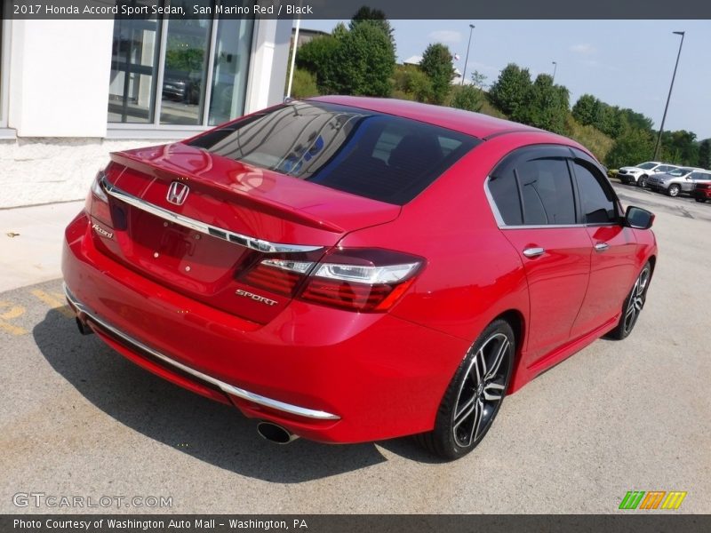 San Marino Red / Black 2017 Honda Accord Sport Sedan
