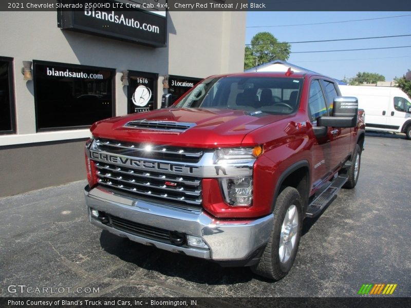 Cherry Red Tintcoat / Jet Black 2021 Chevrolet Silverado 2500HD LTZ Crew Cab 4x4