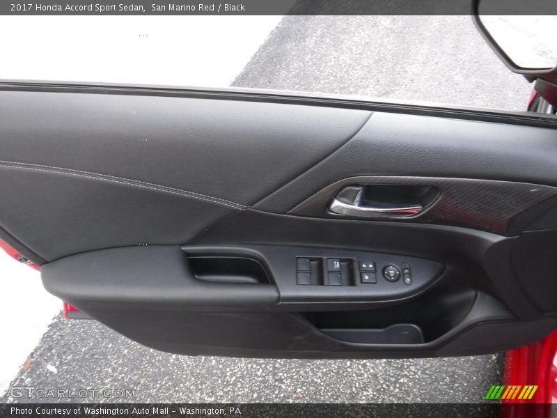 San Marino Red / Black 2017 Honda Accord Sport Sedan