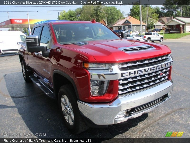 Cherry Red Tintcoat / Jet Black 2021 Chevrolet Silverado 2500HD LTZ Crew Cab 4x4