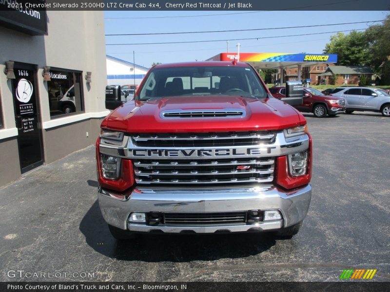 Cherry Red Tintcoat / Jet Black 2021 Chevrolet Silverado 2500HD LTZ Crew Cab 4x4