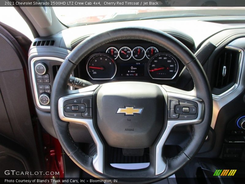 Cherry Red Tintcoat / Jet Black 2021 Chevrolet Silverado 2500HD LTZ Crew Cab 4x4