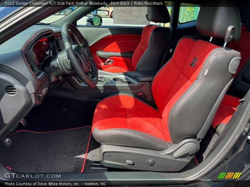 Front Seat of 2022 Challenger R/T Scat Pack Shaker Widebody