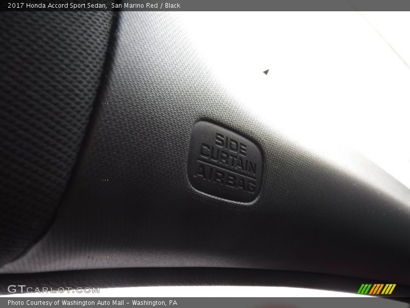 San Marino Red / Black 2017 Honda Accord Sport Sedan