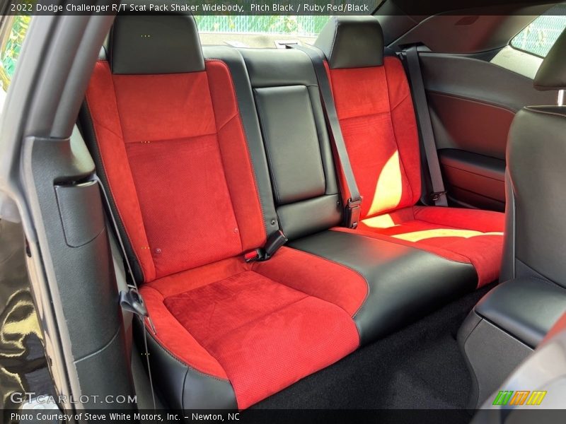 Rear Seat of 2022 Challenger R/T Scat Pack Shaker Widebody
