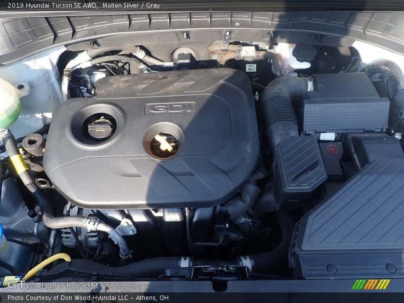 Molten Silver / Gray 2019 Hyundai Tucson SE AWD