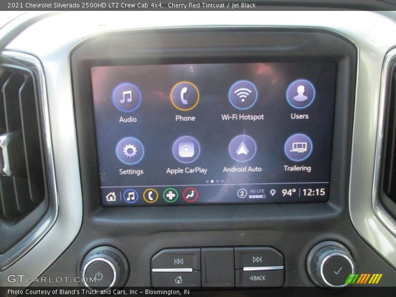 Cherry Red Tintcoat / Jet Black 2021 Chevrolet Silverado 2500HD LTZ Crew Cab 4x4