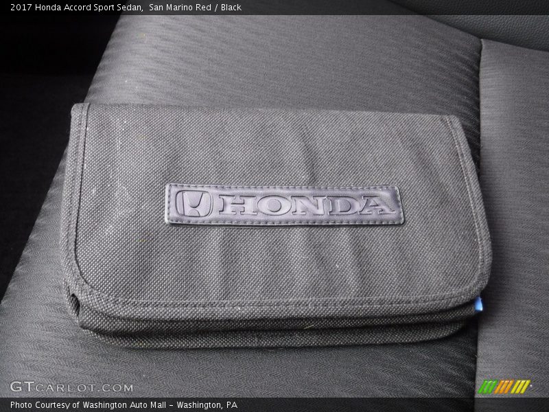 San Marino Red / Black 2017 Honda Accord Sport Sedan