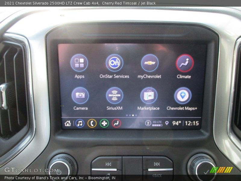 Cherry Red Tintcoat / Jet Black 2021 Chevrolet Silverado 2500HD LTZ Crew Cab 4x4