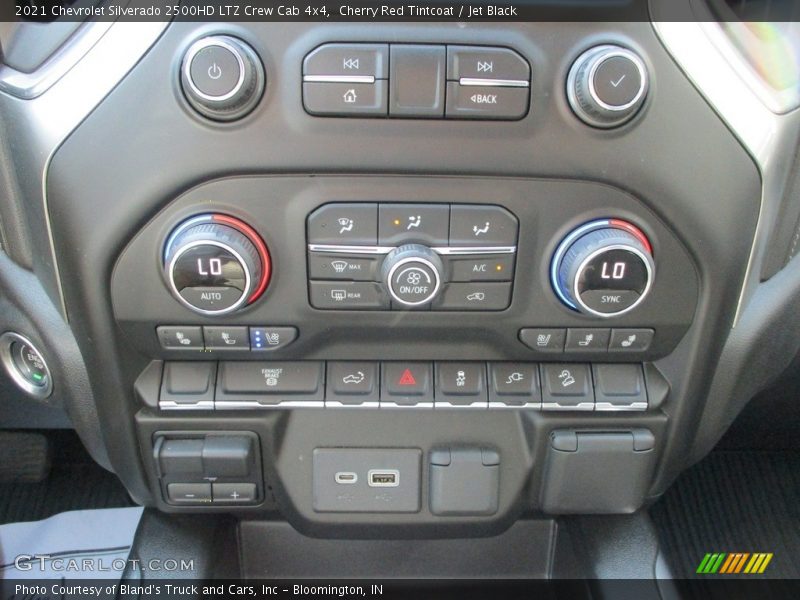 Cherry Red Tintcoat / Jet Black 2021 Chevrolet Silverado 2500HD LTZ Crew Cab 4x4