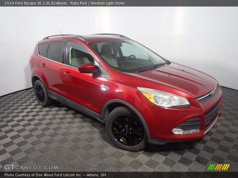 Ruby Red / Medium Light Stone 2014 Ford Escape SE 1.6L EcoBoost