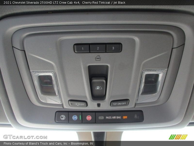 Cherry Red Tintcoat / Jet Black 2021 Chevrolet Silverado 2500HD LTZ Crew Cab 4x4