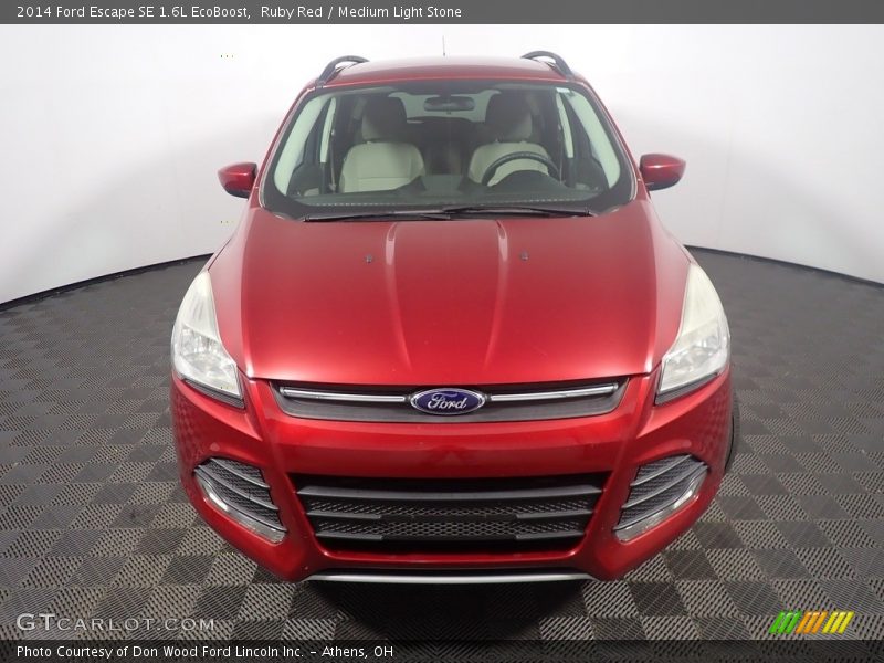Ruby Red / Medium Light Stone 2014 Ford Escape SE 1.6L EcoBoost