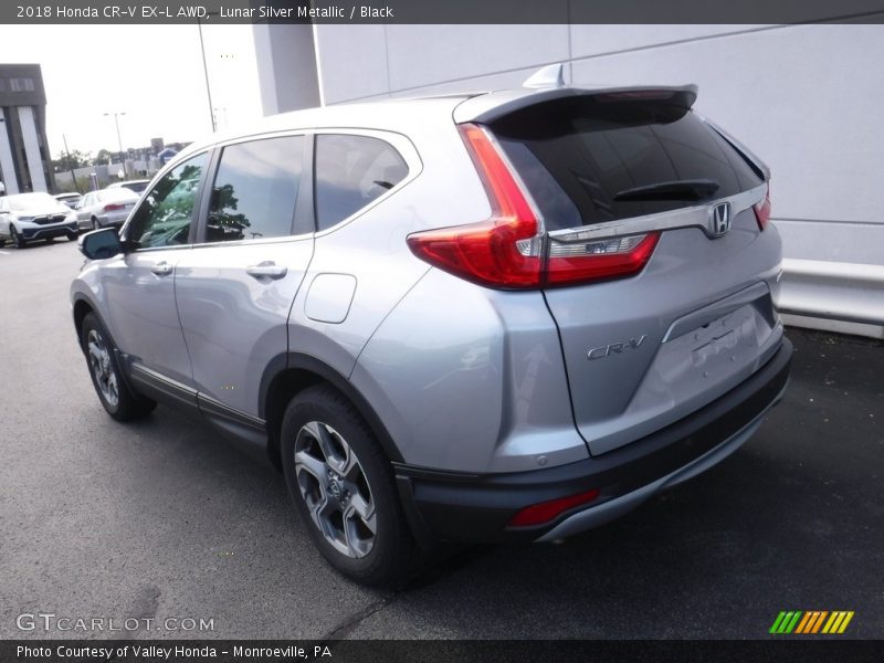 Lunar Silver Metallic / Black 2018 Honda CR-V EX-L AWD