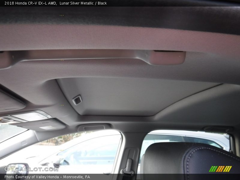 Lunar Silver Metallic / Black 2018 Honda CR-V EX-L AWD