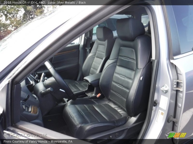 Lunar Silver Metallic / Black 2018 Honda CR-V EX-L AWD