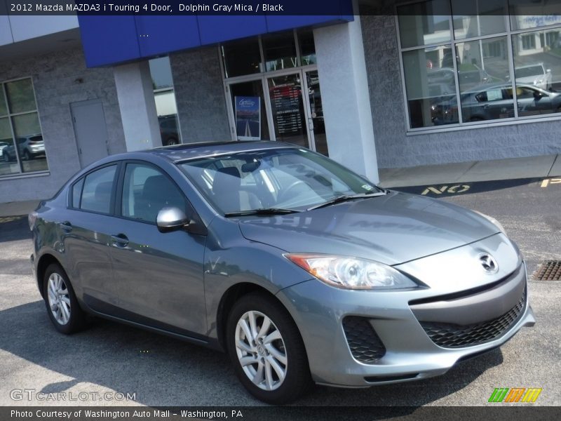 Dolphin Gray Mica / Black 2012 Mazda MAZDA3 i Touring 4 Door