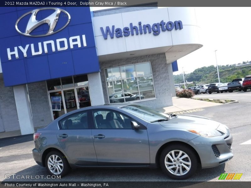 Dolphin Gray Mica / Black 2012 Mazda MAZDA3 i Touring 4 Door
