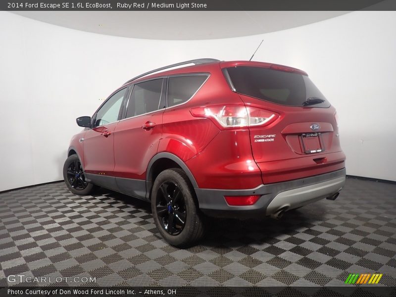 Ruby Red / Medium Light Stone 2014 Ford Escape SE 1.6L EcoBoost